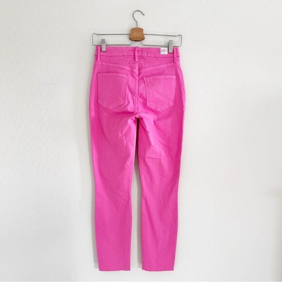 NEW Frank & Eileen Sligo Italian Performance Denim Skinny Jeans in Neon Pink 27 - Picture 5 of 11